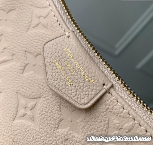 Best Quality Louis Vuitton Easy Pouch Bag in Sand Embossed Grained Cowhide Leather M14421 2025