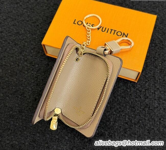Grade Design Louis Vuitton Car Key Pouch Grained 0616 Beige 2025