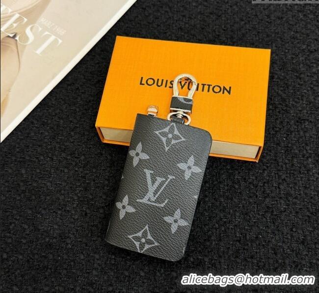 Reasonable Price Louis Vuitton Car Key Pouch 0616 Black Monogram 2025