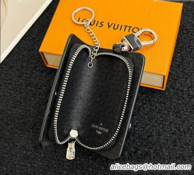 Reasonable Price Louis Vuitton Car Key Pouch 0616 Black Monogram 2025
