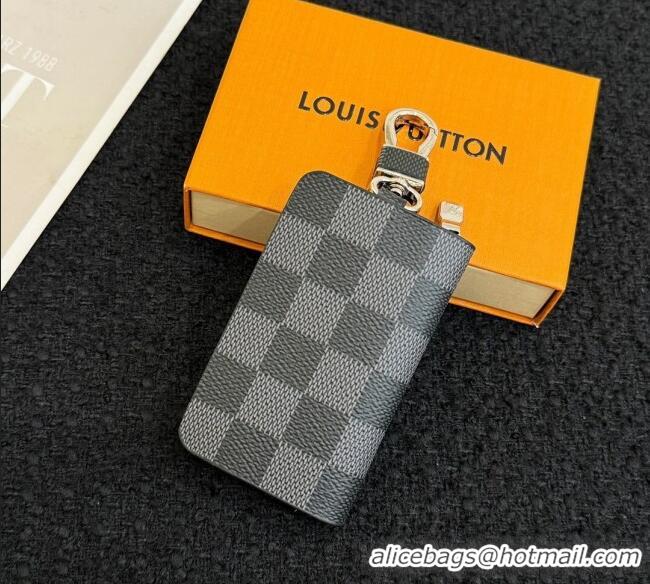 Big Discount Louis Vuitton Car Key Pouch 0616 Black Damier 2025