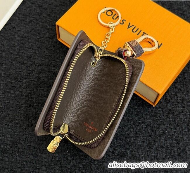 Shop Duplicate Louis Vuitton Car Key Pouch Damier Ebene 0616 2025
