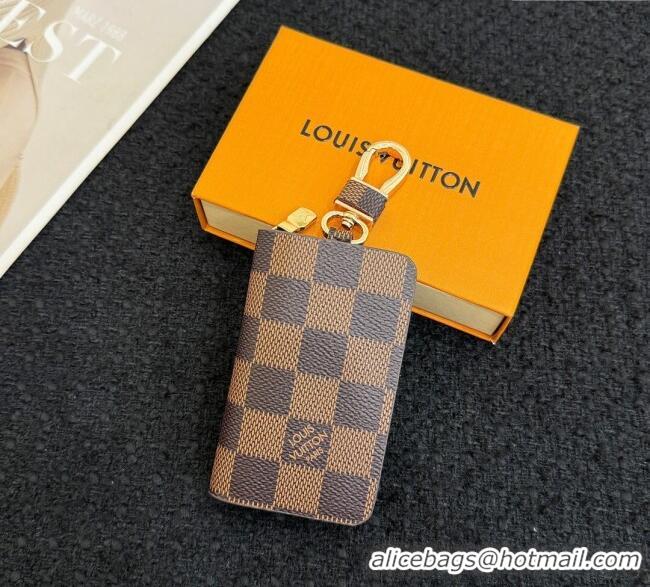 Shop Duplicate Louis Vuitton Car Key Pouch Damier Ebene 0616 2025