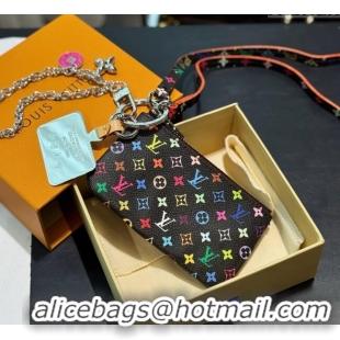 Reasonable Price Louis Vuitton LV x TM Phone Holder M14099 Black/Multicolor 2025