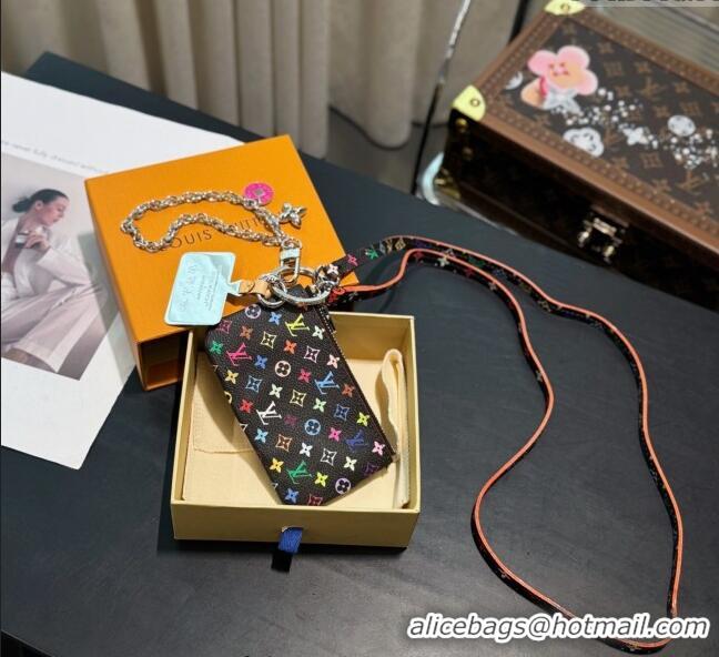 Reasonable Price Louis Vuitton LV x TM Phone Holder M14099 Black/Multicolor 2025
