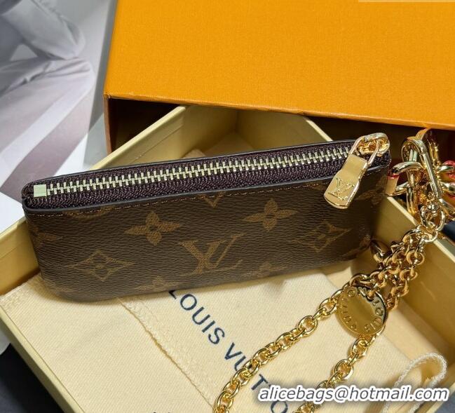 Top Quality Louis Vuitton Phone Holder Monogram M14099 Brown 2025