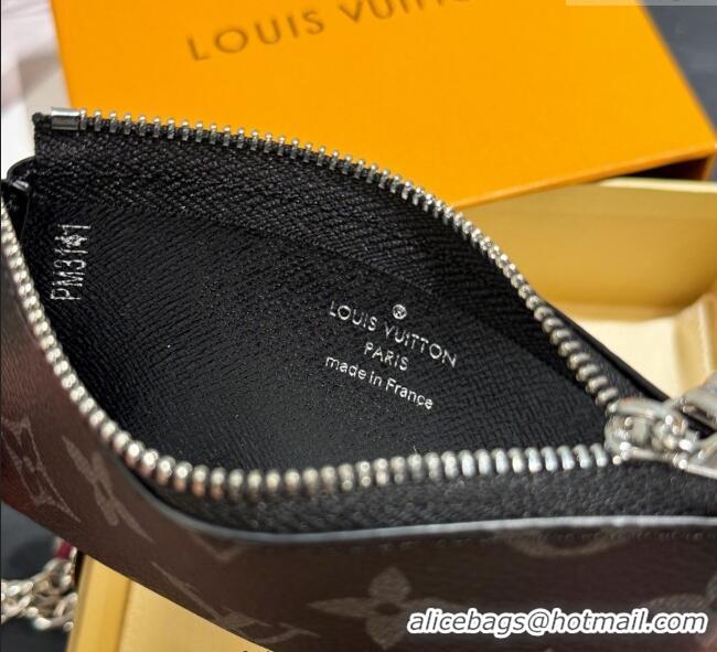 Top Design Louis Vuitton Phone Holder Monogram M14099 Black 2025