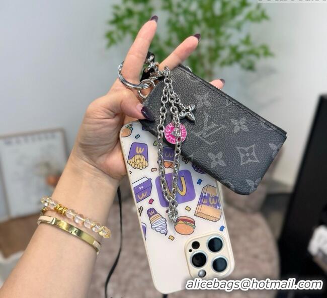 Top Design Louis Vuitton Phone Holder Monogram M14099 Black 2025