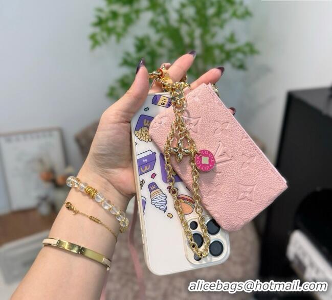 Famous Brand Louis Vuitton Phone Holder M14099 Pink 2025