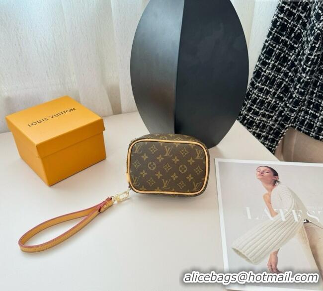 Famous Brand Louis Vuitton Mini Vanity Monogram Clutch 0616 Brown Monogram 2025