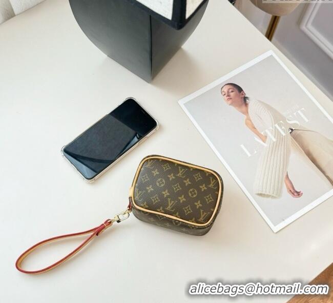 Famous Brand Louis Vuitton Mini Vanity Monogram Clutch 0616 Brown Monogram 2025