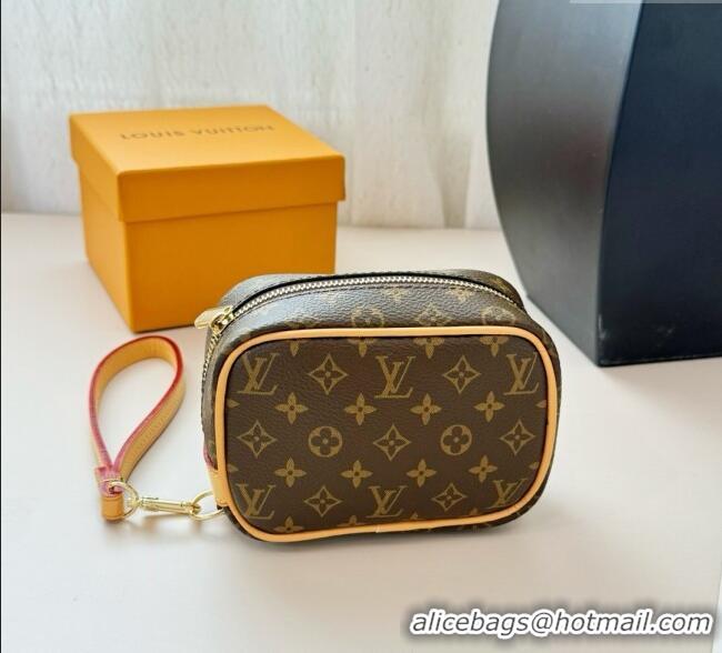 Famous Brand Louis Vuitton Mini Vanity Monogram Clutch 0616 Brown Monogram 2025