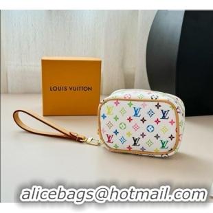 Promotional Louis Vuitton LV x TM Mini Vanity Monogram Clutch 0616 White/Multicolor 2025