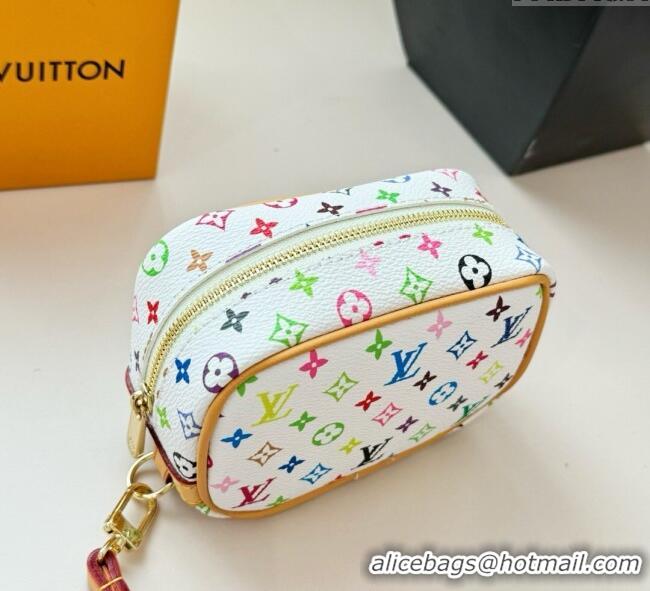Promotional Louis Vuitton LV x TM Mini Vanity Monogram Clutch 0616 White/Multicolor 2025