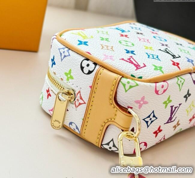 Promotional Louis Vuitton LV x TM Mini Vanity Monogram Clutch 0616 White/Multicolor 2025