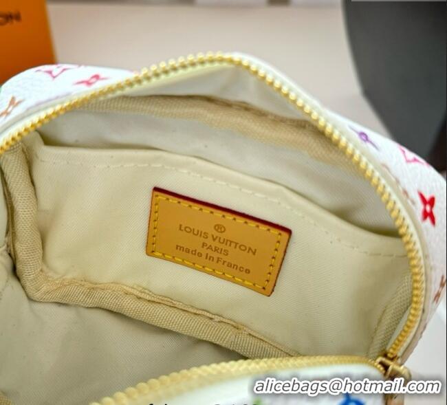 Promotional Louis Vuitton LV x TM Mini Vanity Monogram Clutch 0616 White/Multicolor 2025