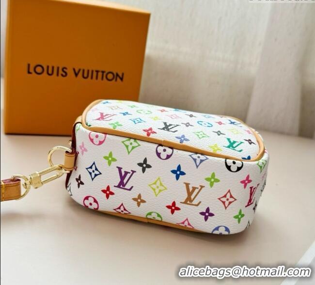 Promotional Louis Vuitton LV x TM Mini Vanity Monogram Clutch 0616 White/Multicolor 2025