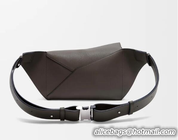 Super Quality Loewe Small Puzzle Bag in Classic Calfskin 9064 Dark Grey 2025 Top