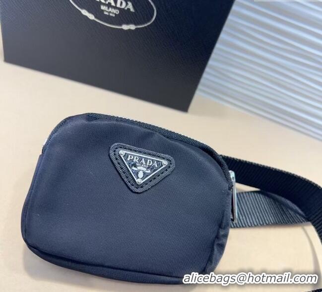 Traditional Specials Prada Nylon Pouch Belt 0618 Black 2025