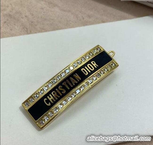Grade Design Dior Hair Clip 0615 Black/Gold 2025