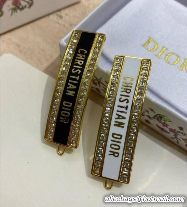Grade Design Dior Hair Clip 0615 Black/Gold 2025