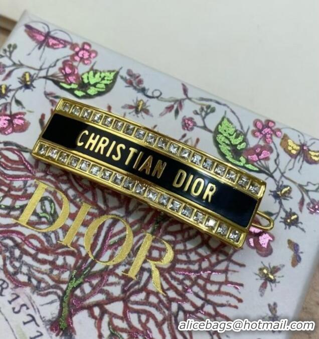 Grade Design Dior Hair Clip 0615 Black/Gold 2025