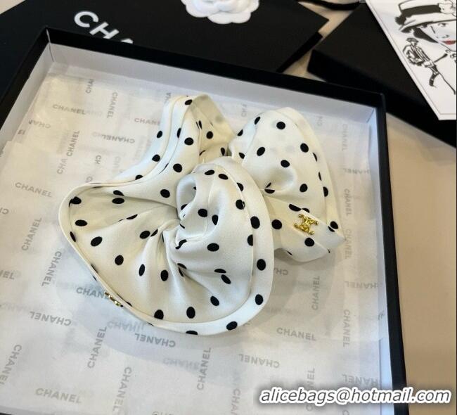 Big Discount Celine Dotted Hairring 0615 White 2025