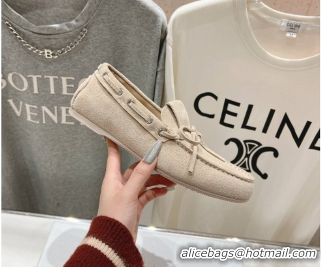 Good Looking Dior Miss Dior Street Loafers in Suede Beige 0425125