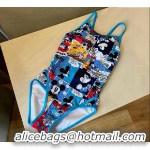 Super Quality Gucci One-Piece Swimwear 0616 Blue 2025