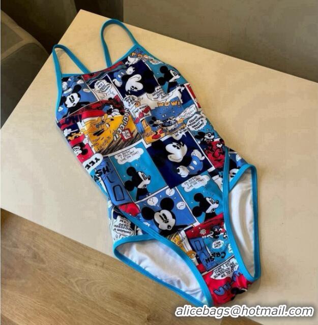 Super Quality Gucci One-Piece Swimwear 0616 Blue 2025