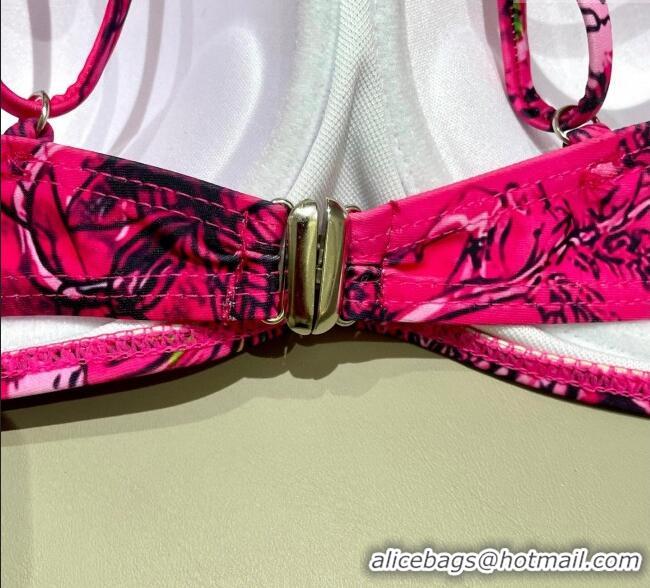 ​Affordable Price Dior Two-Pieces Swimwear 0616 Dark Pink 2025
