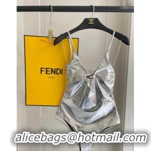 ​Grade Design Fendi Reversible One-Piece Swimwear 0616 Silver/Brown 2025