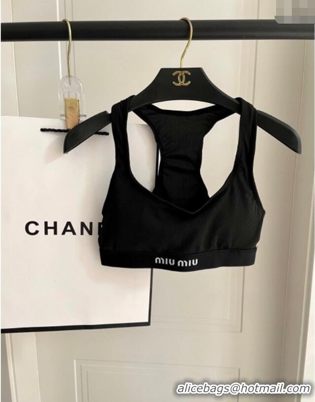 ​Well Crafted Miu Miu Knit Two-Pieces Swimwear 0616 Black 2025