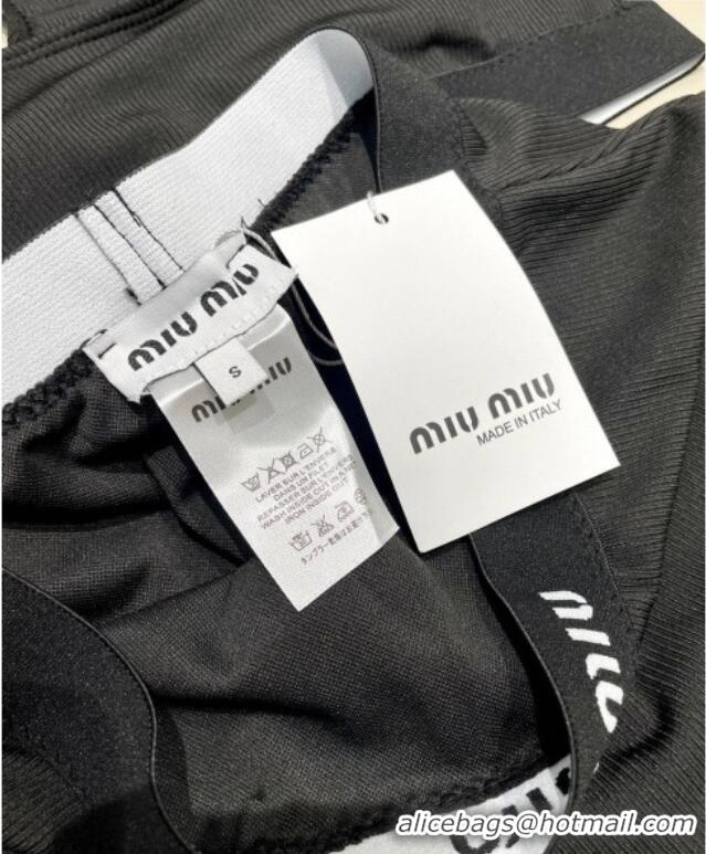 ​Well Crafted Miu Miu Knit Two-Pieces Swimwear 0616 Black 2025