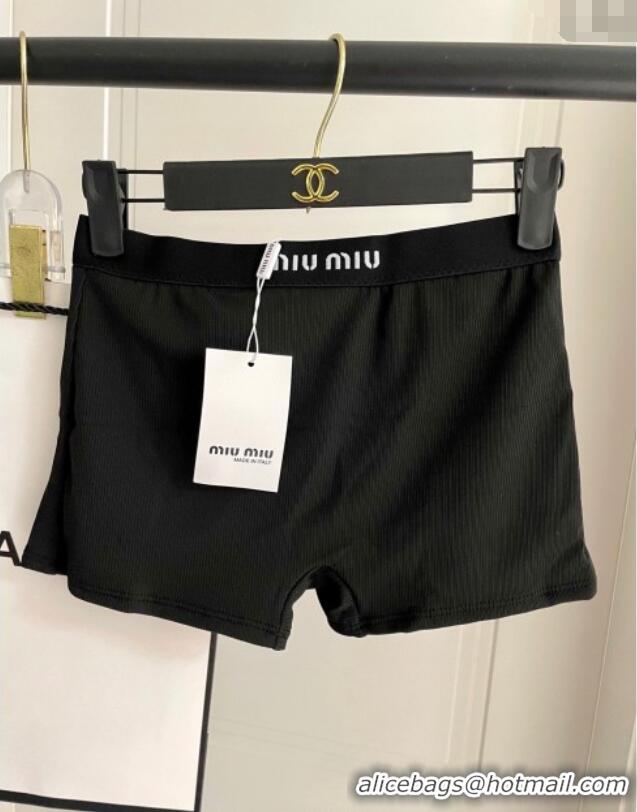 ​Well Crafted Miu Miu Knit Two-Pieces Swimwear 0616 Black 2025