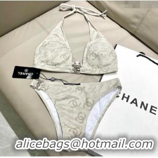 ​Promotional Chanel Two-Pieces Swimwear 0616 Light Beige 2025