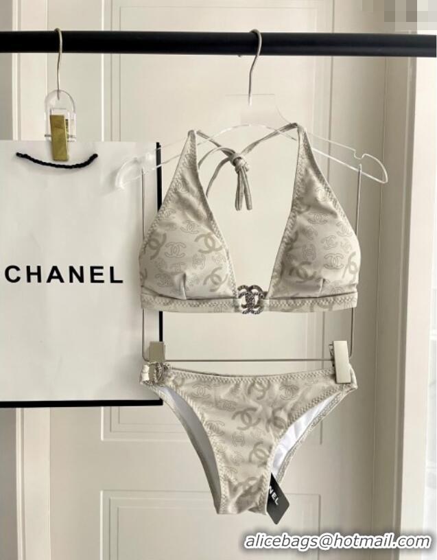 ​Promotional Chanel Two-Pieces Swimwear 0616 Light Beige 2025
