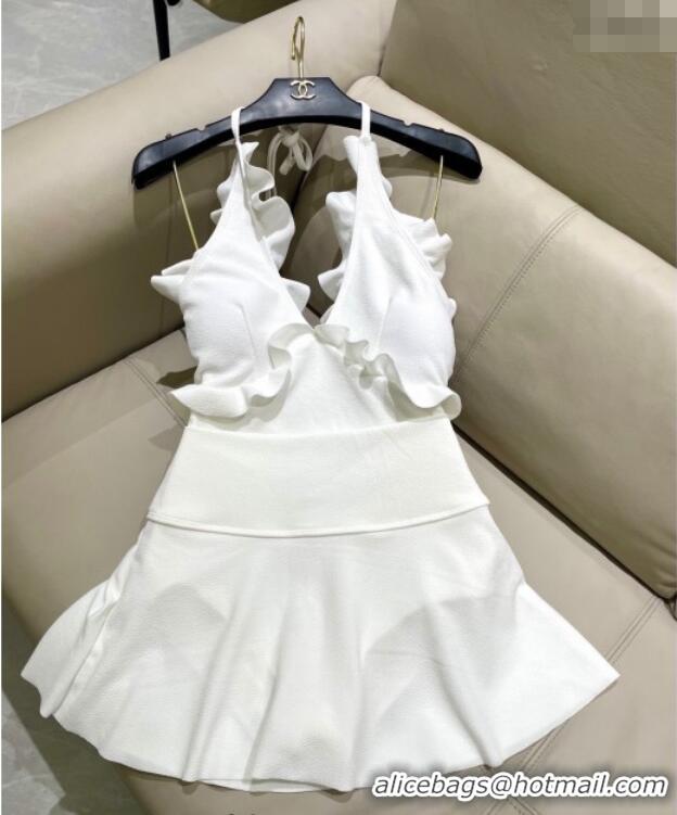 Traditional Discount Chanel Dress Swimwear 0616 White 2025