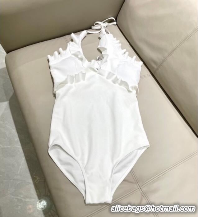Traditional Discount Chanel Dress Swimwear 0616 White 2025