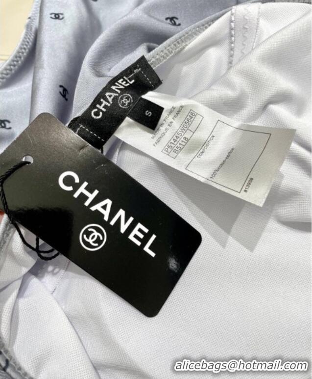Affordable Price Chanel One-Piece Swimwear with CC 0616 Allover Grey 2025