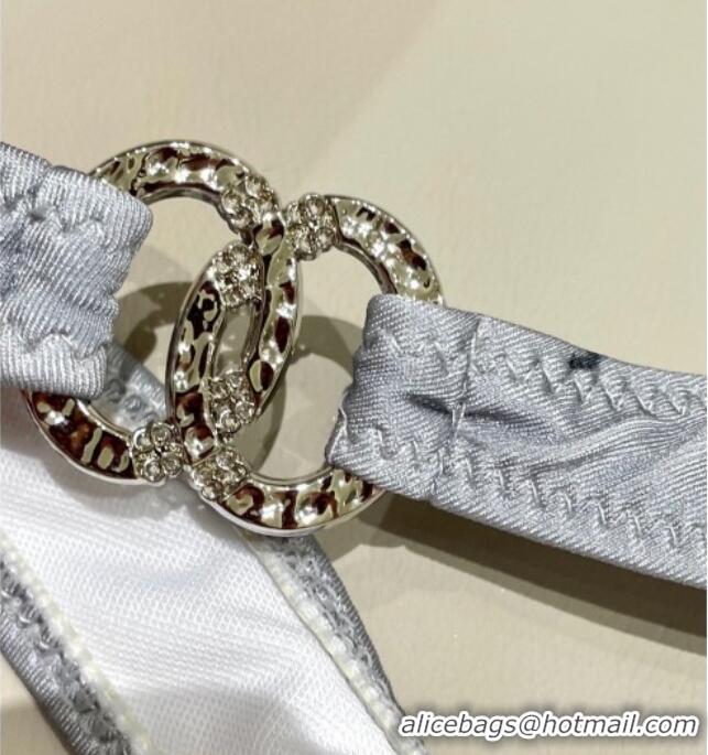 Affordable Price Chanel One-Piece Swimwear with CC 0616 Allover Grey 2025
