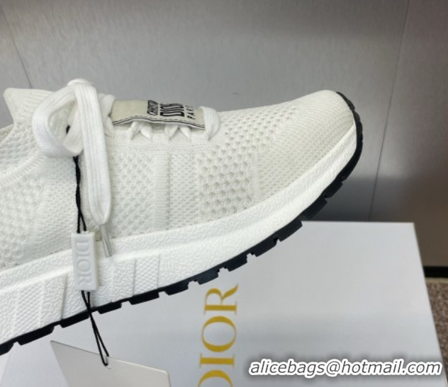 Purchase Dior Run'n'Dior Sneakers in Technical Mesh White 0605030