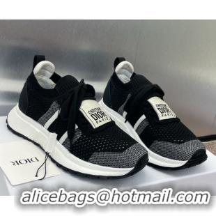 Buy Luxury Dior Run'n'Dior Sneakers in Technical Mesh Black 0605031