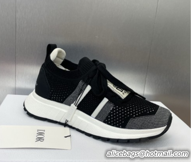 Buy Luxury Dior Run'n'Dior Sneakers in Technical Mesh Black 0605031