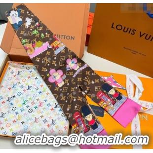 Buy Cheap Louis Vuitton Vivienne Silk Bandeau Scarf 8x120cm M00492 2025