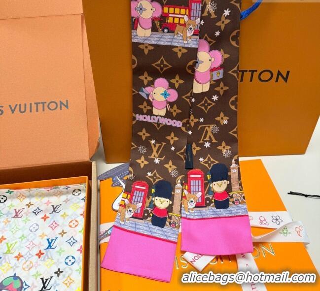 Buy Cheap Louis Vuitton Vivienne Silk Bandeau Scarf 8x120cm M00492 2025