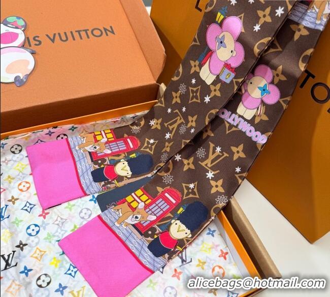 Buy Cheap Louis Vuitton Vivienne Silk Bandeau Scarf 8x120cm M00492 2025