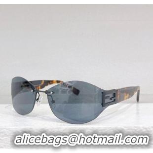 Buy Discount Fendi Sunglasses Baguette FE40159U Grey/Brown 2025