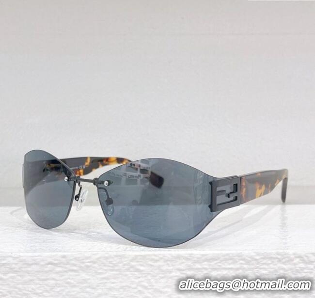 Buy Discount Fendi Sunglasses Baguette FE40159U Grey/Brown 2025