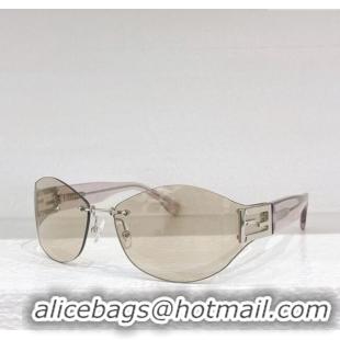 Good Looking Fendi Sunglasses Baguette FE40159U Beige Grey 2025